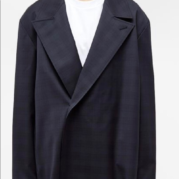 BALENCIAGA CHECK HIGH COLLAR JACKET SIZE 50/L - Picture 3 of 8